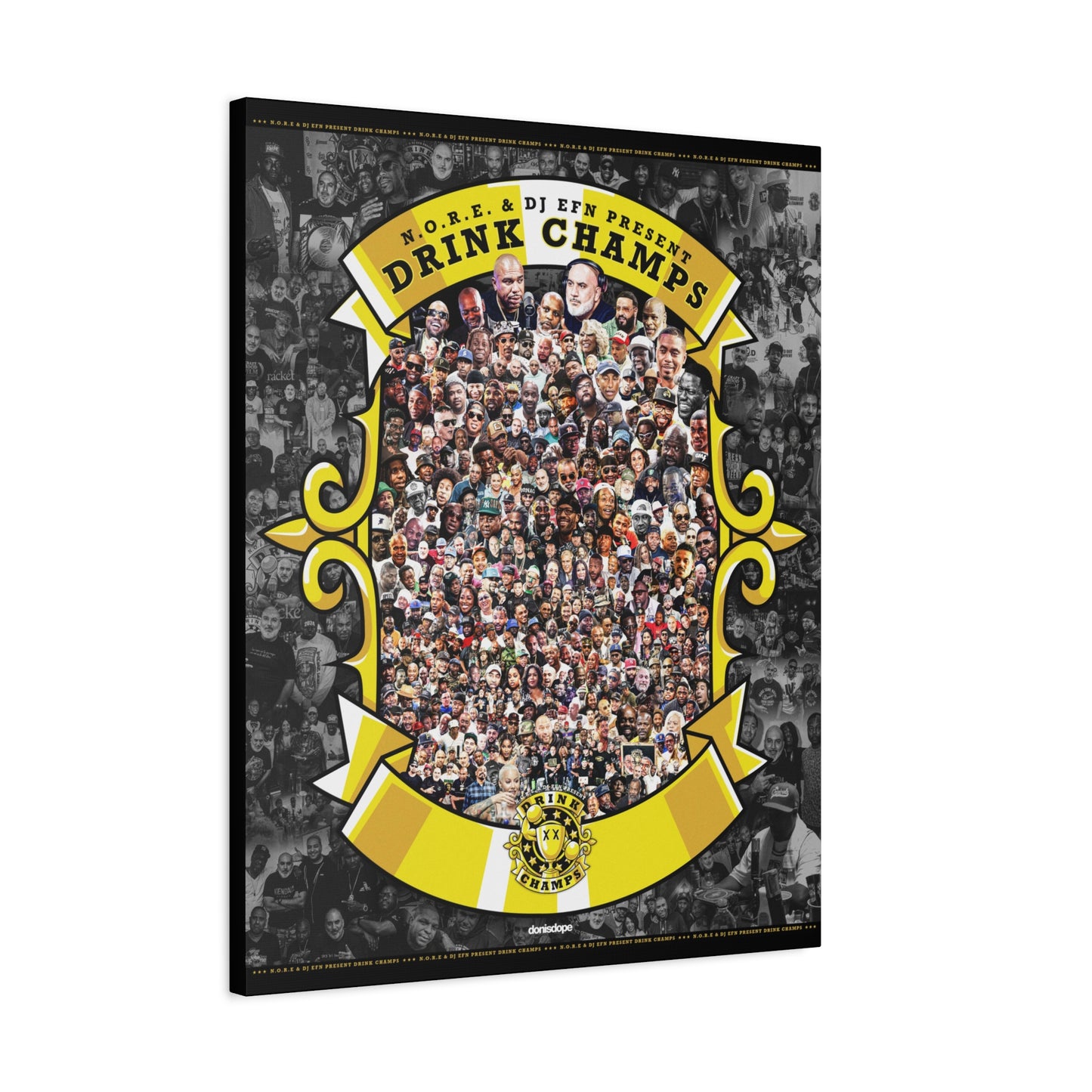 Drink Champs Canvas Print (24 x 30)