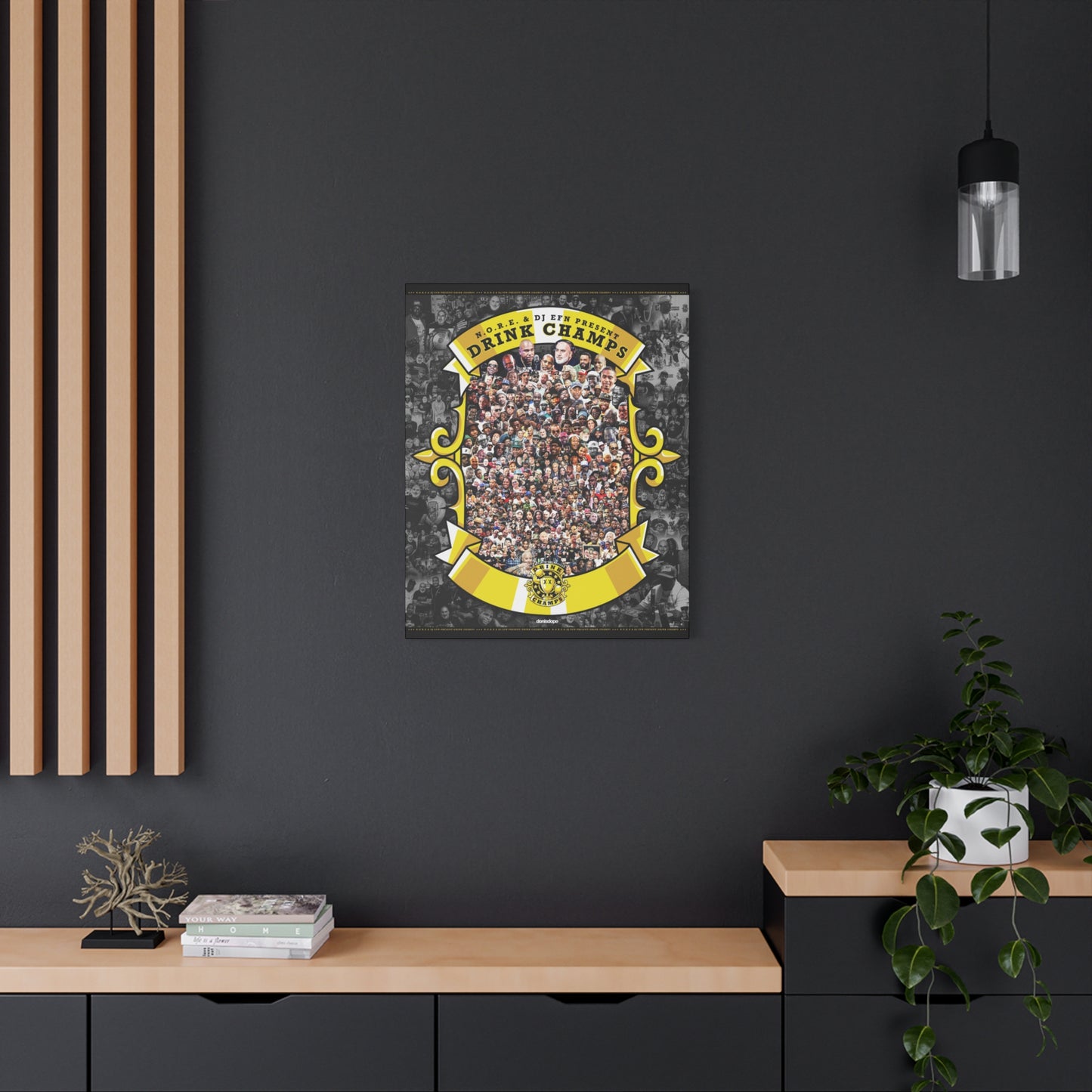 Drink Champs Canvas Print (24 x 30)