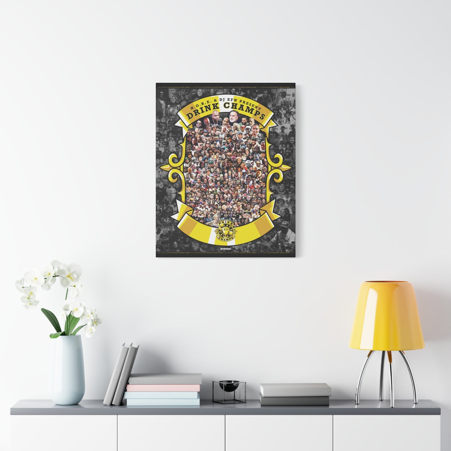 Drink Champs Canvas Print (24 x 30)