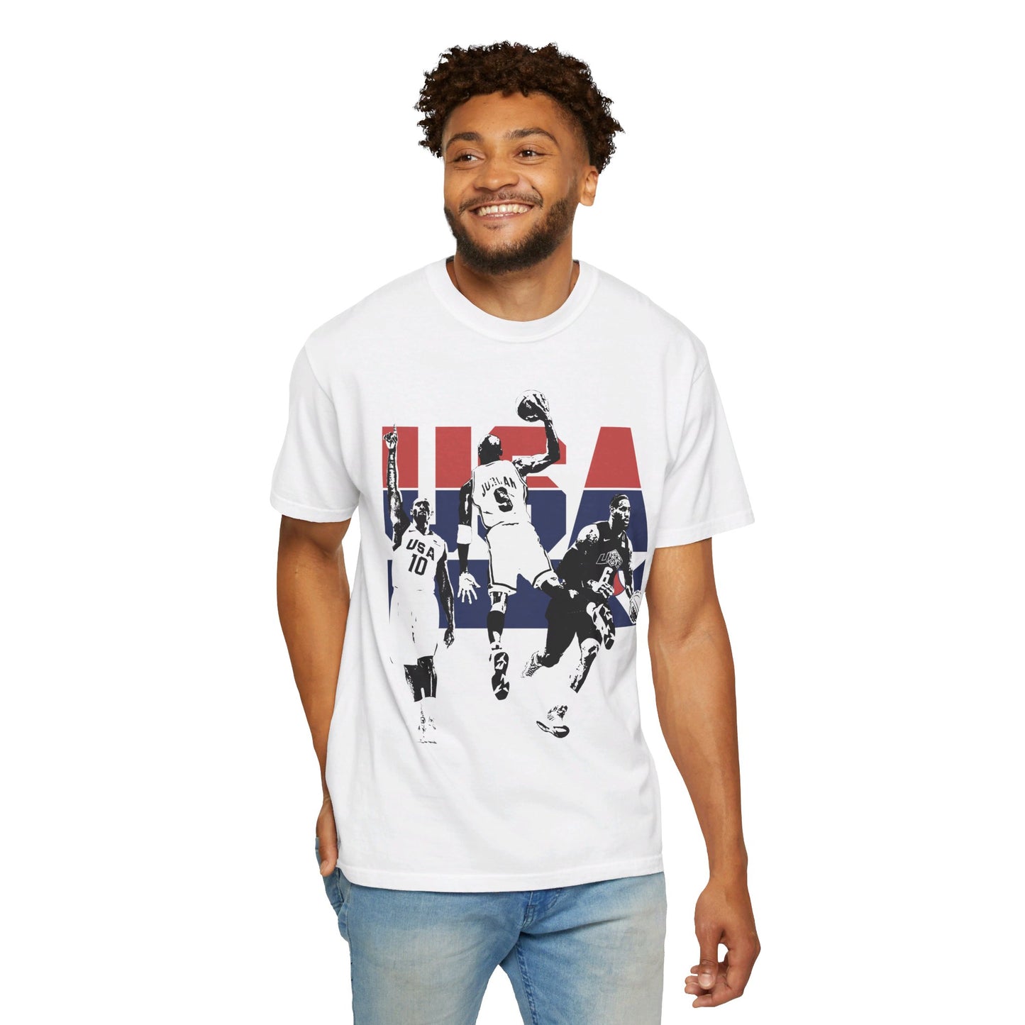 USA BASKETBALL MJ KOBE LBJ Tee